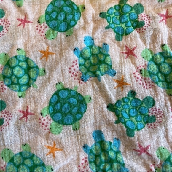 Mudpie Dress Muslin Gauzy Cotton Summer Spring Turtles Beach Vacation Hawaii New - Picture 4 of 10